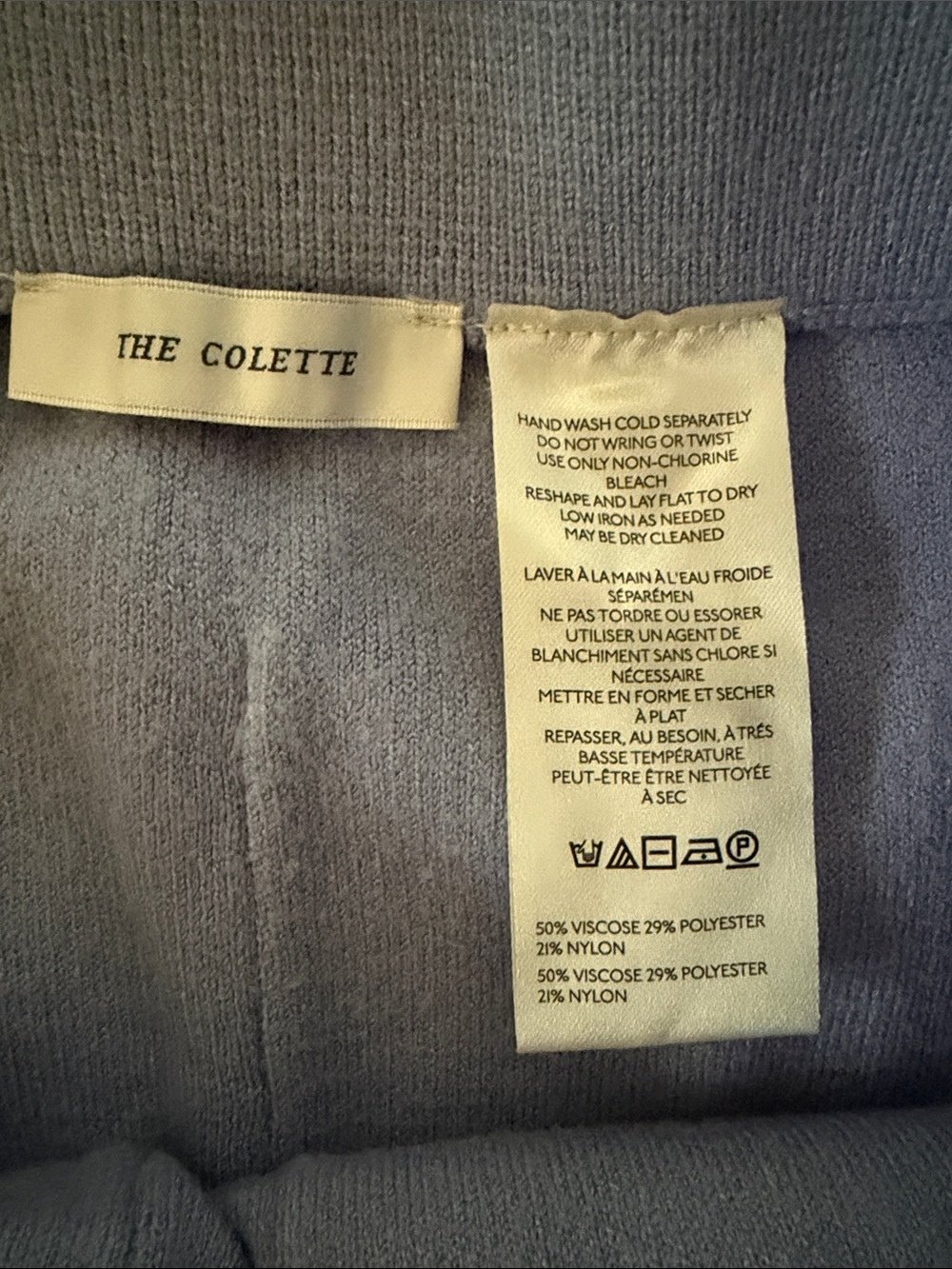 NWOT Anthropologie Maeve Colette Cozy Sweater Wide-Leg Knit Pants - L - Picture 4 of 11